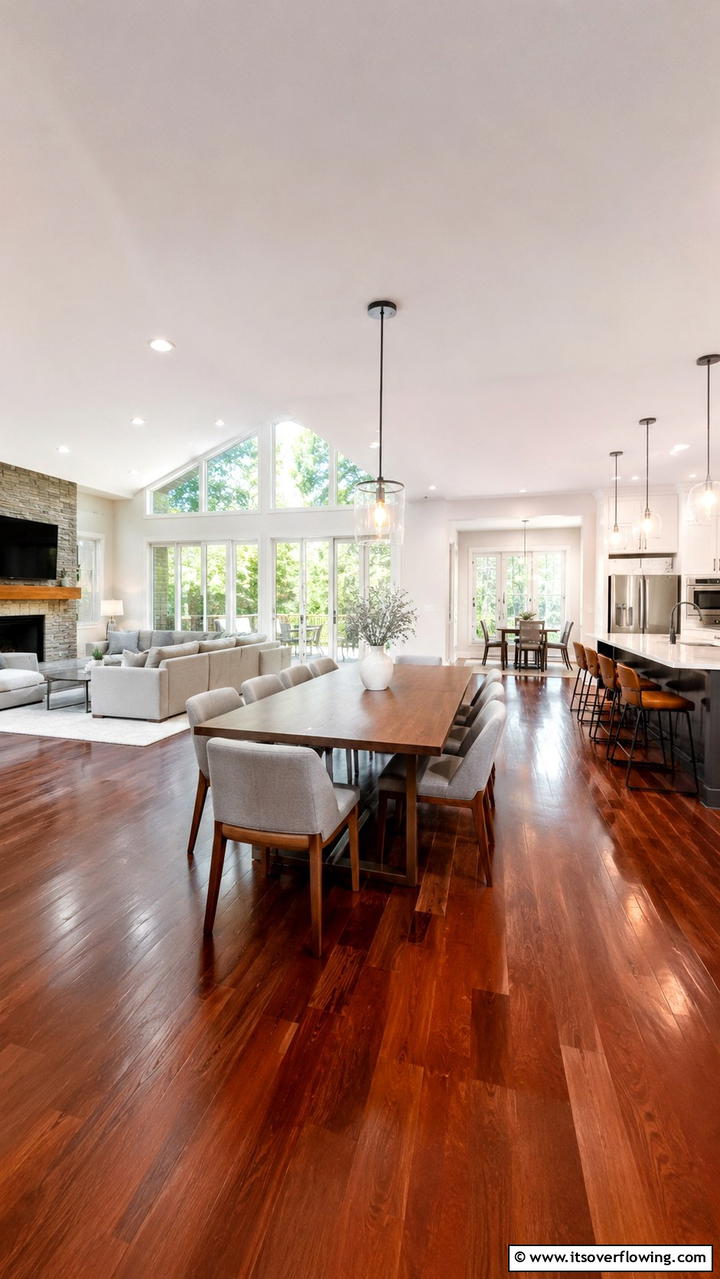 Open Concept Dining Space - 30 Dining Room Ideas for Memorable Gatherings