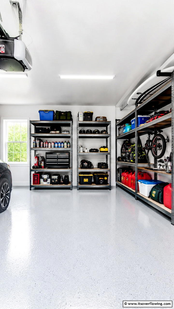 Open Concept Garage Shelving - 30 Garage Shelving Ideas for Clutter-Free Storage