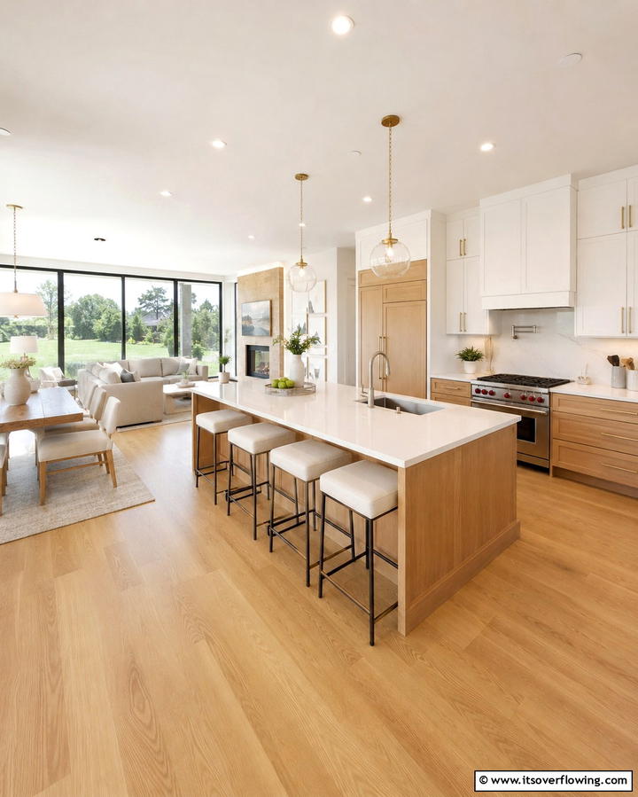Open Concept Layout - 25 Dream Kitchen Ideas for Your Perfect Cooking Space