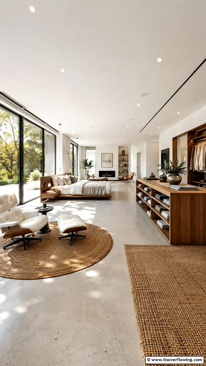 Open Concept Layout - 30 Bedroom Ideas For Couples- Romantic Retreat Inspiration