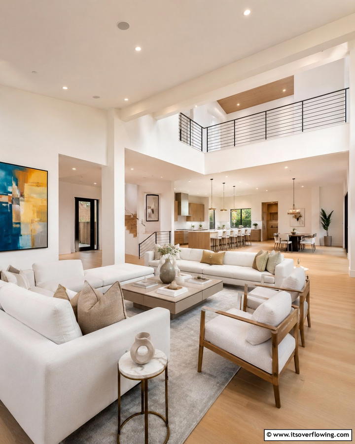 Open Concept Layout - 30 Great Room Ideas to Elevate Open-Concept Living