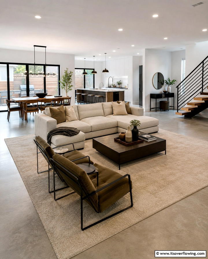 Open Concept Layouts - 25 Loft-style Living Room Ideas for Modern Homes