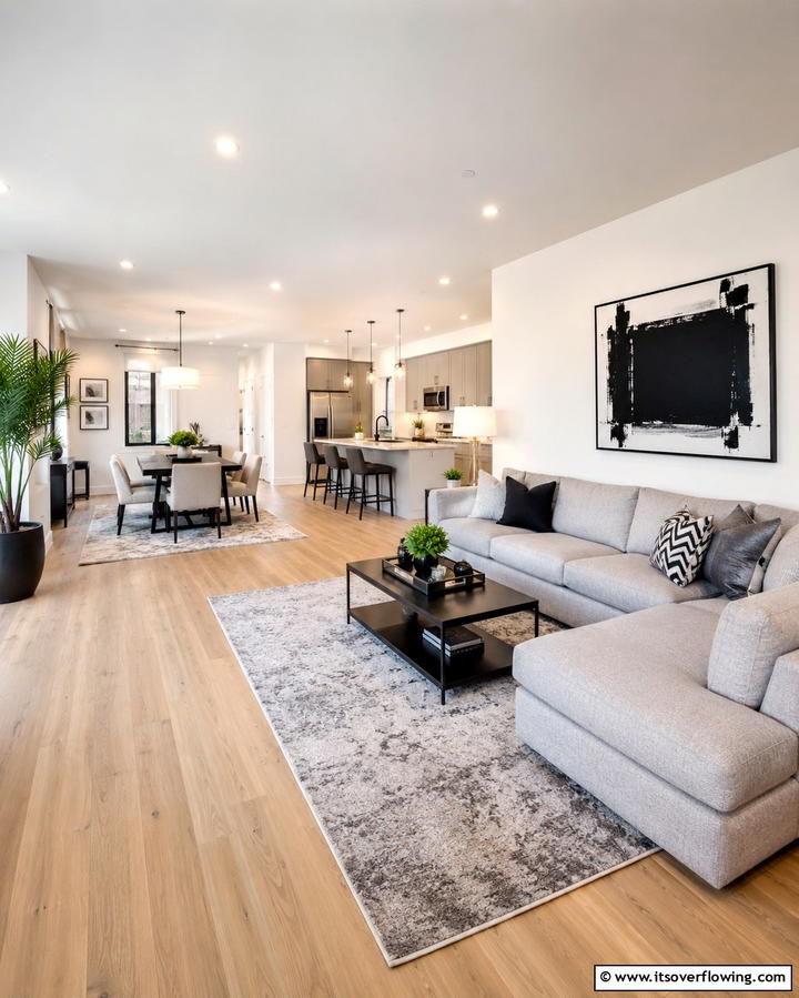 Open Concept Living Spaces - 20 Metro Style Interior Design Ideas for Urban Living
