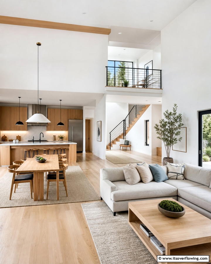 Open Concept Spaces - 25 Scandinavian Interior Design Ideas for Minimalist Homes