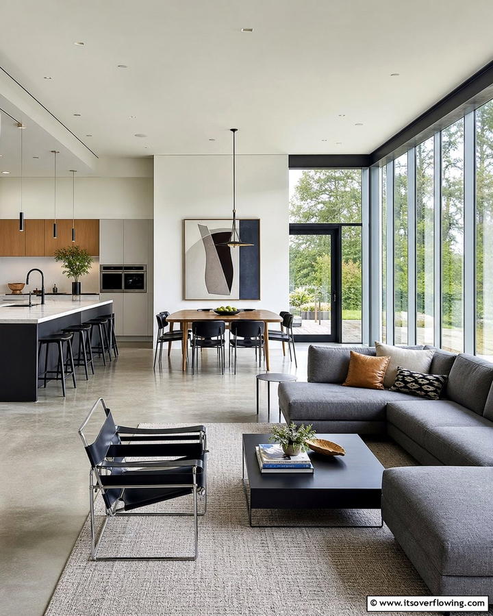 Open Floor Concepts - 25 Bauhaus Interior Design Ideas for a Minimalist Look