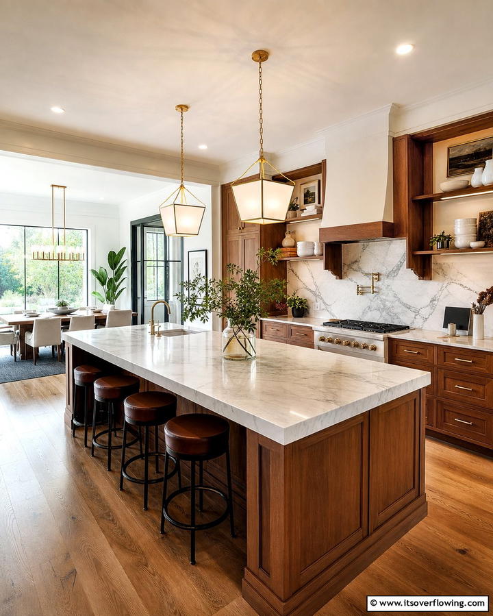 Open Kitchen Concepts - 25 Nancy Meyers Interior Design Ideas- Timeless & Elegant