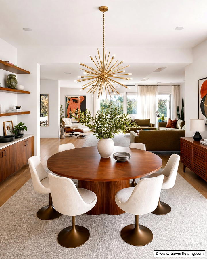 Open Layout Design - 30 Mid-Century Modern Dining Rooms with Timeless Design