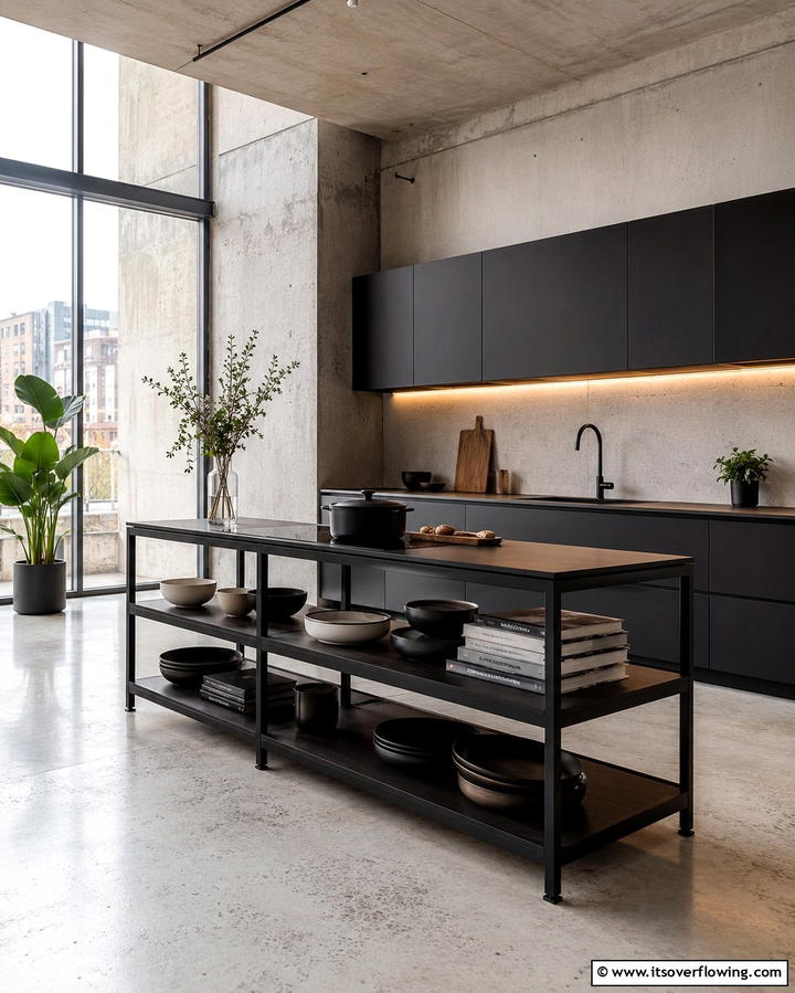 Open Shelved Kitchen Islands - 25 Small Kitchen Island Ideas for Compact Spaces