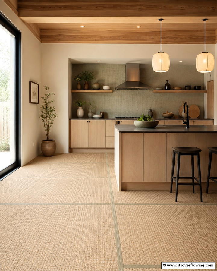 Open Shelving - 25 Japanese Style Kitchen Ideas for a Zen Atmosphere