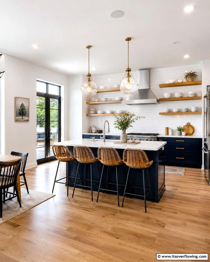 Open Shelving - 25 Transitional Interior Design Ideas for Your Home