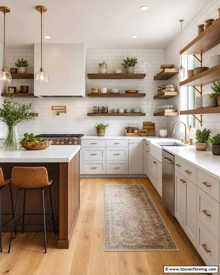 Open Shelving Designs - 21 Modern Kitchen Ideas for Sleek, Functional Spaces