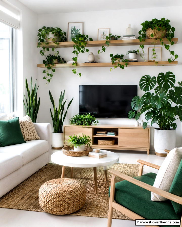 Open Shelving for Display - 30 Space-Saving Condo Living Room Ideas for Urban Dwellers