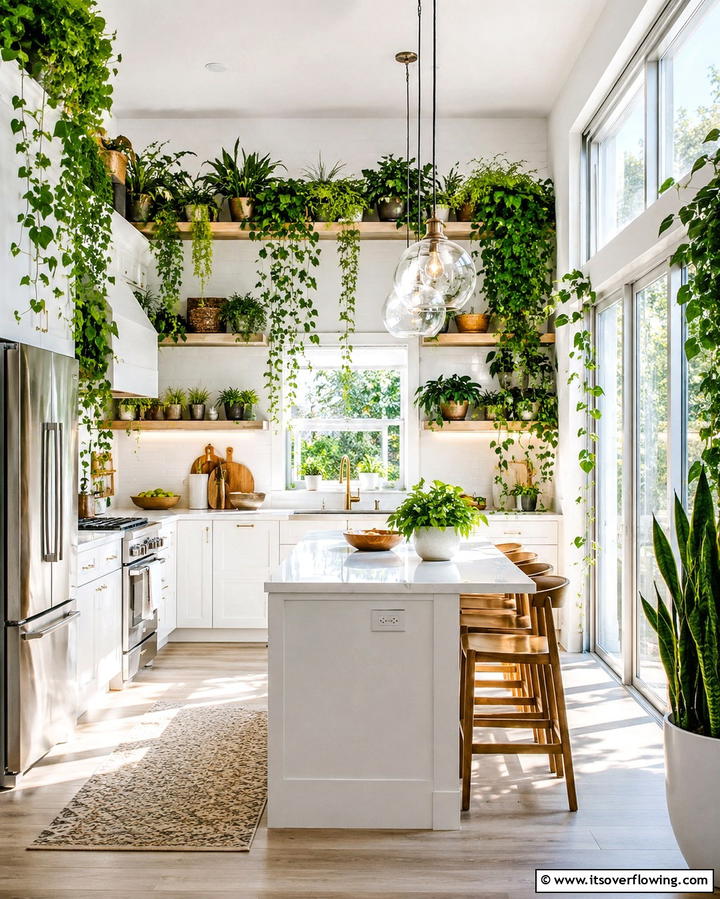 Open Shelving with Natural Materials - 25 Organic Kitchen Design Ideas for a Natural Look