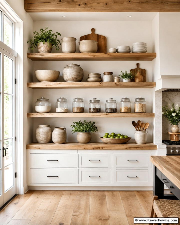 Open ShelvingOne - 25 French Country Kitchen Ideas for a Charming Look