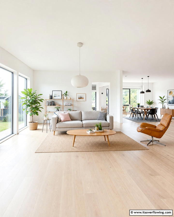 Open Space Design - 21 Scandinavian Living Room Ideas for Airy Minimalism