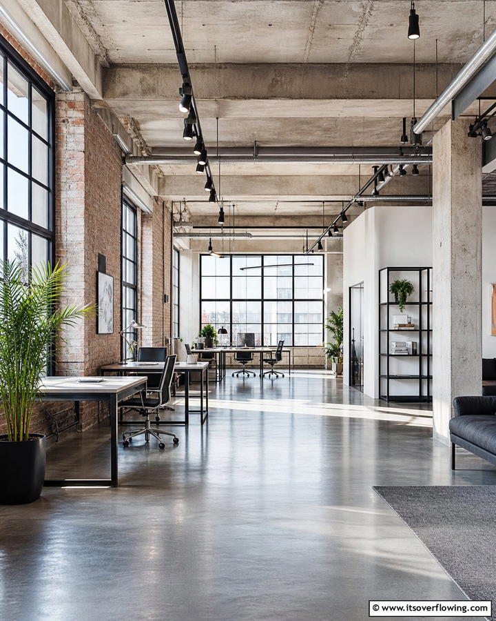 Open Space Industrial - 21 Industrial Interior Design Ideas for Urban Chic Spaces