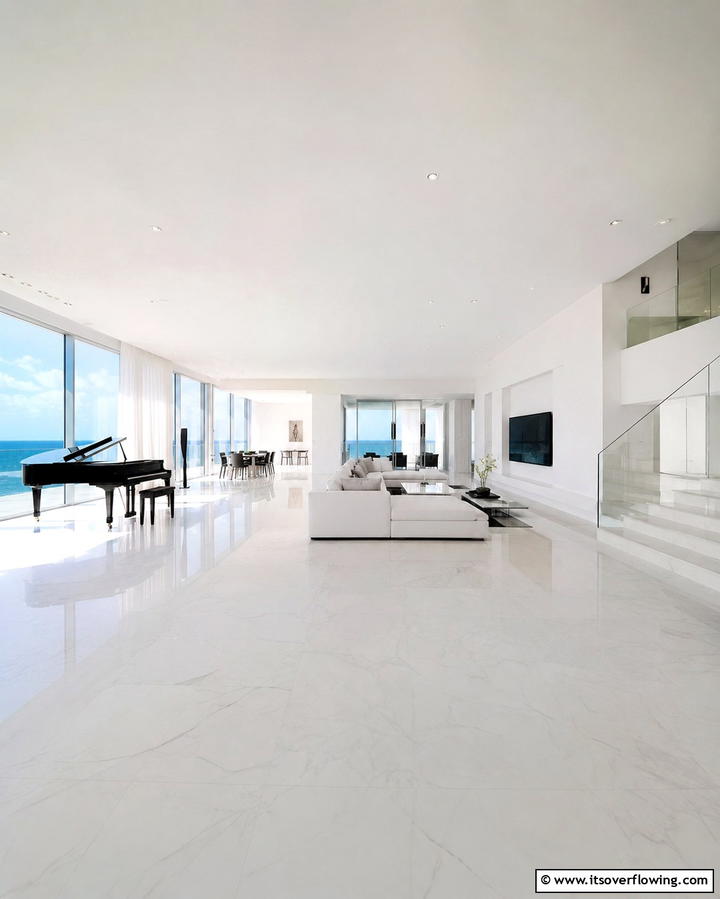 Open White Spaces - 25 White Living Room Ideas for a Timeless Look