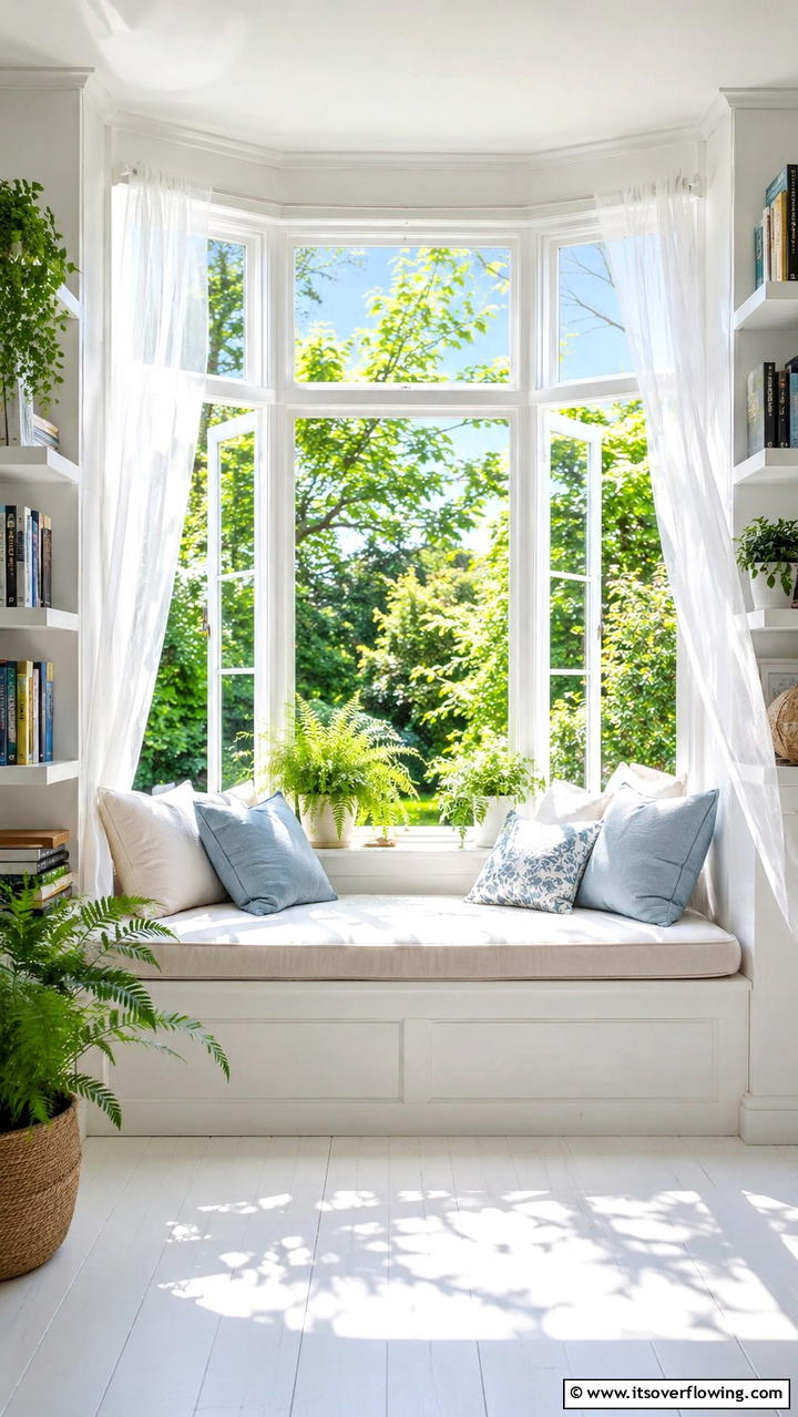 Open air Reading Corner - 30 Bay Window Ideas to Brighten and Expand Your Space