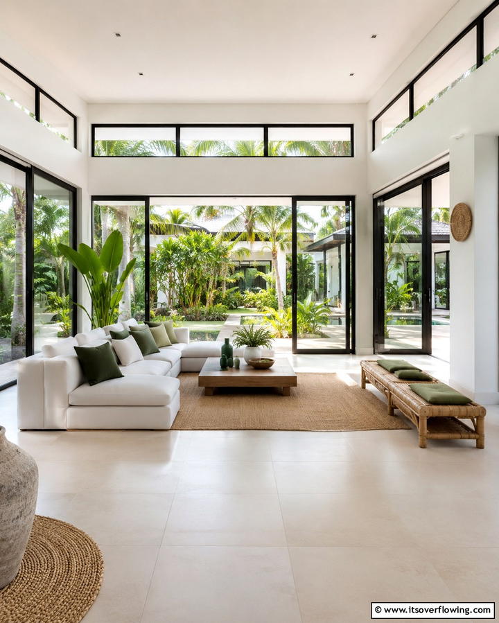 Open and Airy Layout - 25 Tropical Living Room Ideas for a Vibrant Space