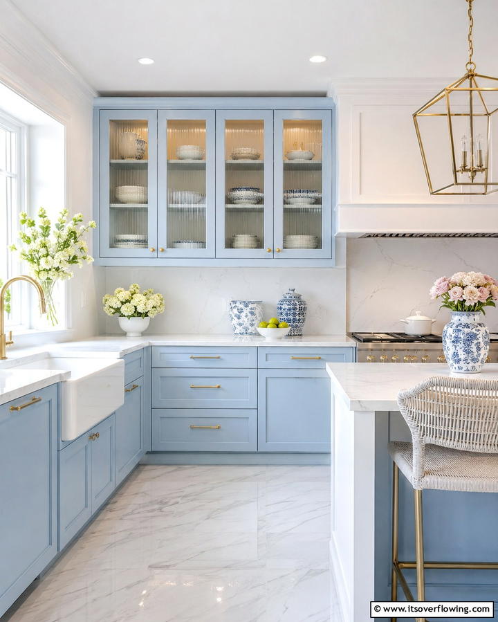 Opt for Glass Cabinet Doors - 25 Inspiring Kitchen Remodel Ideas for a Modern Look