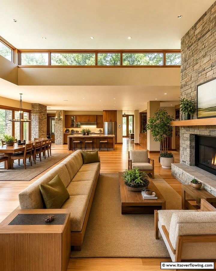 Opt for Open Floor Plans - 20 Prairie-style Interior Design Ideas for a Cozy Home