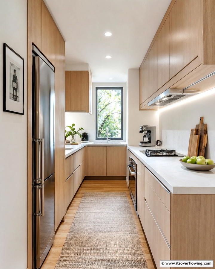 Opt for Slim or Compact Appliances - 25 Small Galley Kitchen Ideas on a Budget