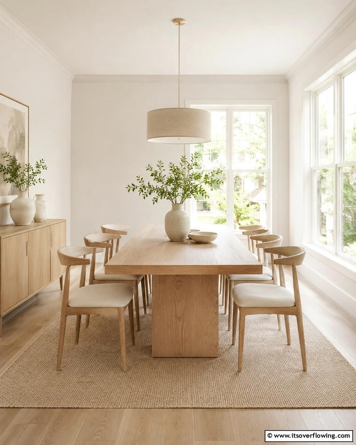 Opt for a Round Dining Table - 25 Small Dining Room Ideas for Compact Spaces