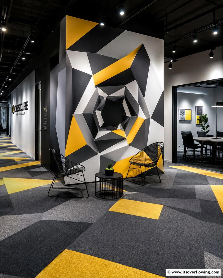 Optical Illusion Murals - 25 Office Wall Murals to Inspire Creativity and Productivity