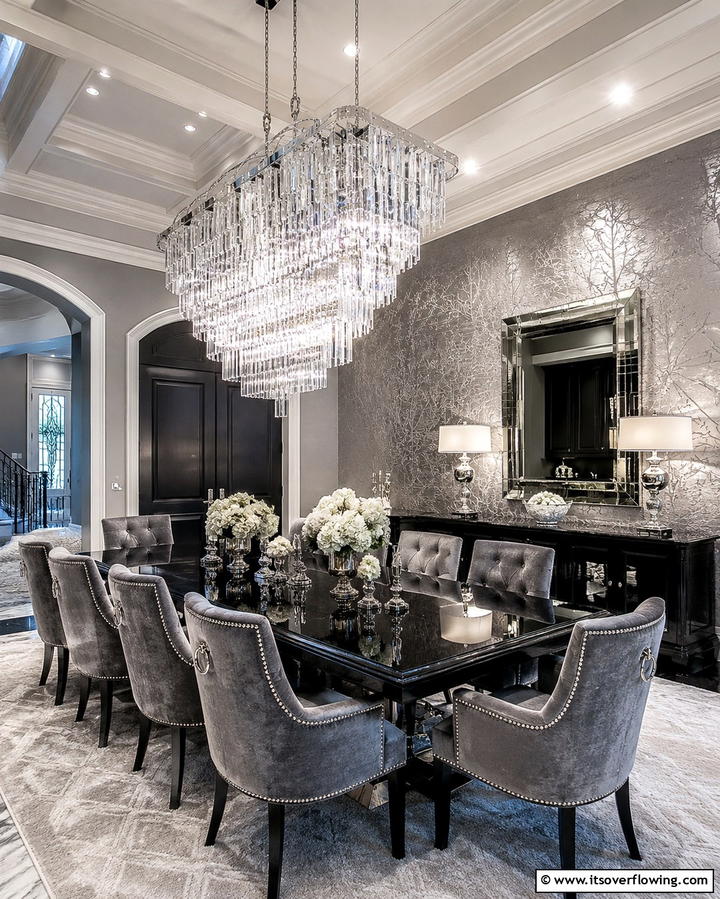 Opulent Chandeliers - 30 Art Deco Interior Design Ideas for Glamorous Spaces