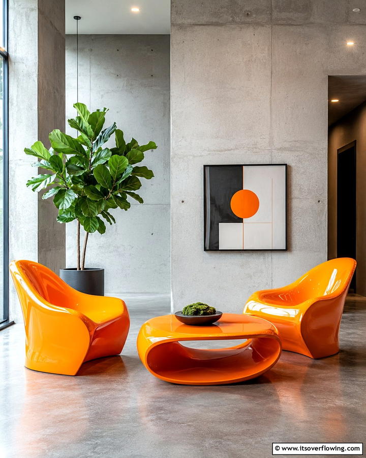 Orange Accessories for Subtle Accents - 25 Orange Room Ideas to Brighten Up Your Space