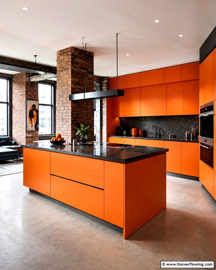 Orange Curtains for a Pop of Color - 25 Orange Room Ideas to Brighten Up Your Space