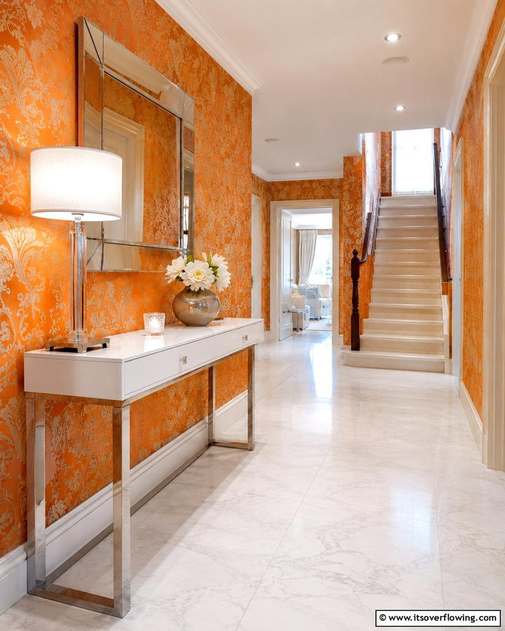 Orange Lighting Fixtures - 25 Orange Room Ideas to Brighten Up Your Space