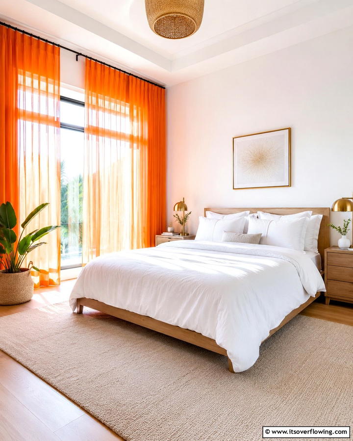 Orange Shelving Units - 25 Orange Room Ideas to Brighten Up Your Space