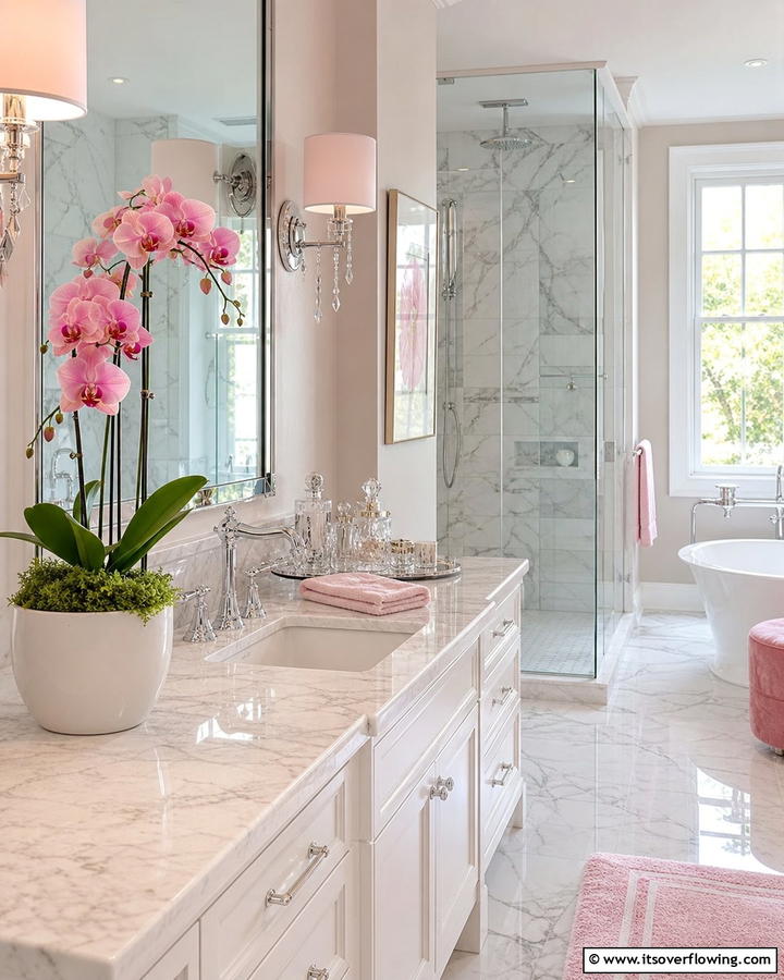 Orchid - 30 Best Plants for Bathroom Spaces to Enhance Humidity & Style