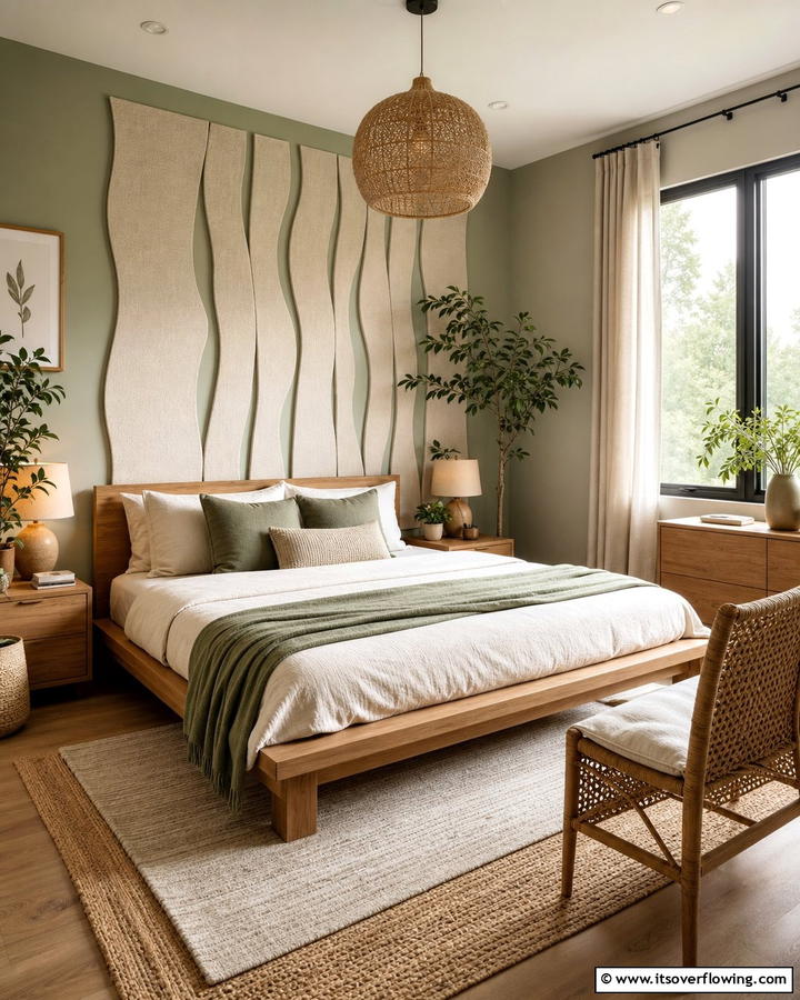 Organic Acoustic Enhancements - 21 Earthy Bedroom Ideas for a Calming Retreat