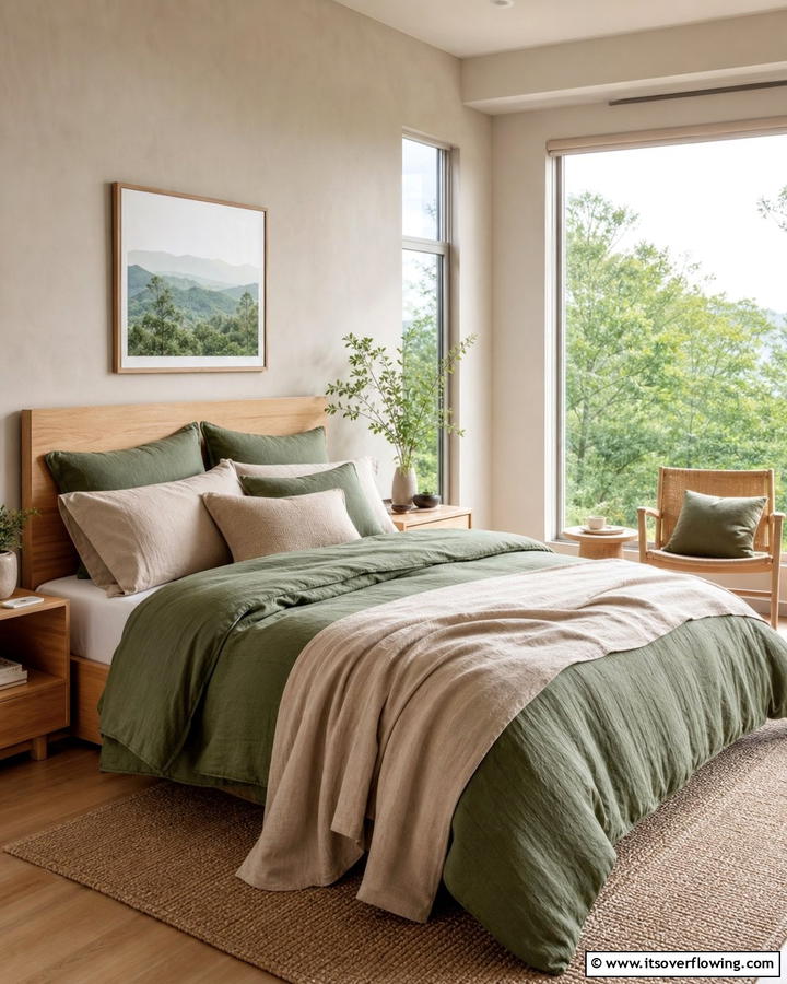 Organic Textile Choices - 30 Jungle-Themed Bedroom Ideas- Wild & Whimsical Decor