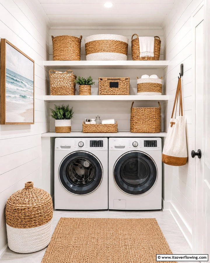Organize with Decorative Baskets - 25 Housewarming Decoration Ideas to Welcome New Neighbors