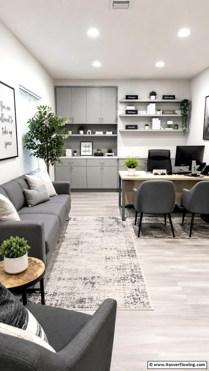 Organized Office Layouts - 21 Calming Therapist Office Decor Ideas for a Serene Environment