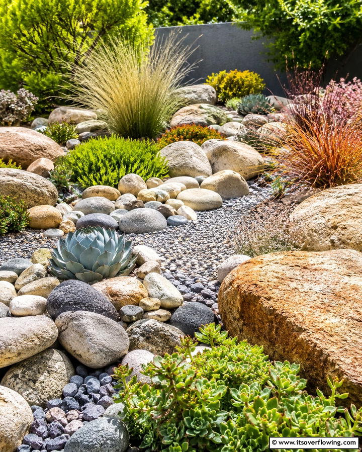 Ornamental Grass Clusters - 30 Small Front Yard Landscaping Ideas to Maximize Space