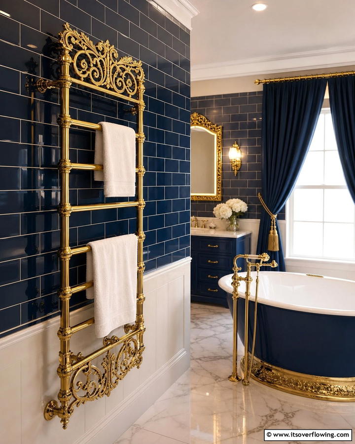 Ornamental Towel Rails - 25 Victorian Bathroom Ideas for a Luxurious Retreat