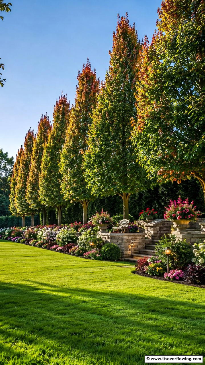 Ornamental Tree Barrier - 30 Garden Screening Ideas- Privacy Solutions & Stylish Designs