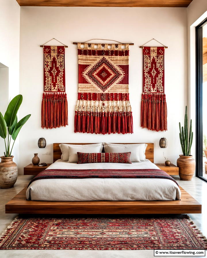 Ornamental Wall Hangings - 25 Moroccan Themed Bedroom Ideas for an Exotic Escape