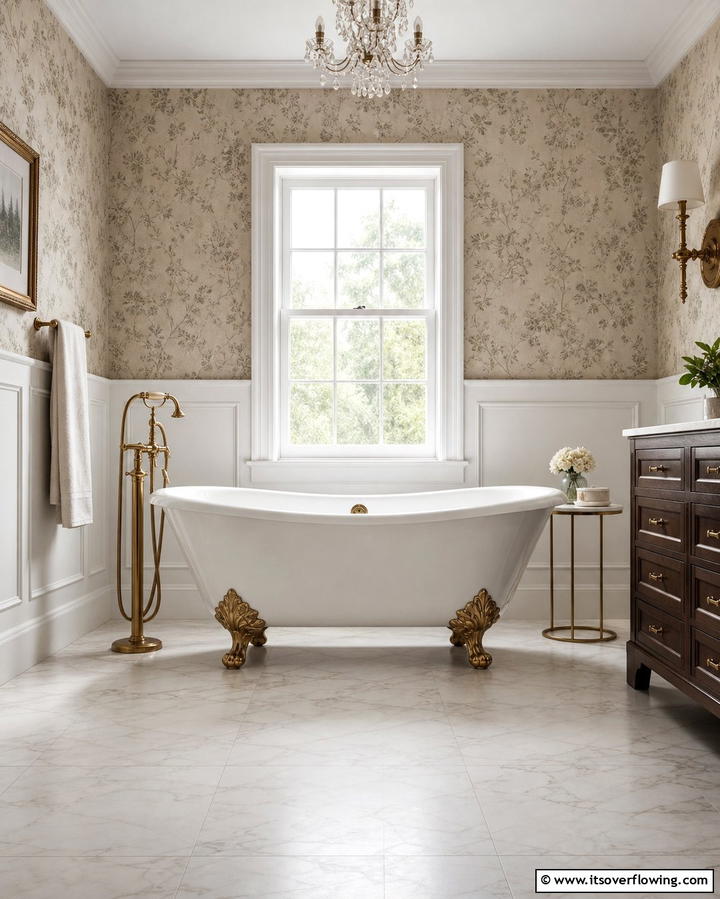 Ornate Clawfoot Bathtubs - 25 Victorian Bathroom Ideas for a Luxurious Retreat