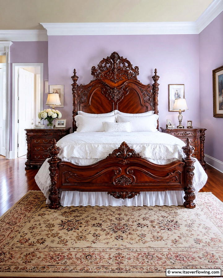 Ornate Headboards - 25 Victorian Bedroom Ideas for Timeless Elegance