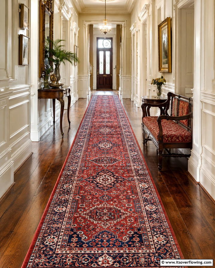 Ornate Mirrors for Depth - 25 Victorian Hallway Ideas for a Grand Entrance