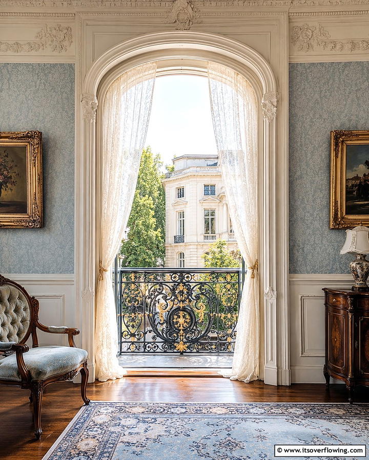 Ornate Victorian Juliet Balcony - 25 Romantic Juliet Balcony Ideas for Dreamy Outdoor Views