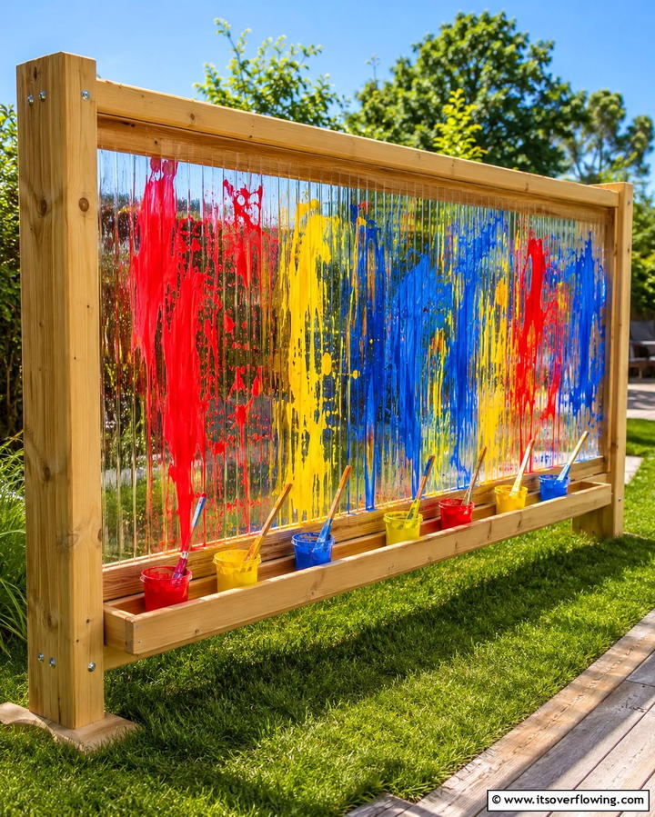 Outdoor Art Walls - 30 EYFS Outdoor Area Ideas for Engaging Play Spaces