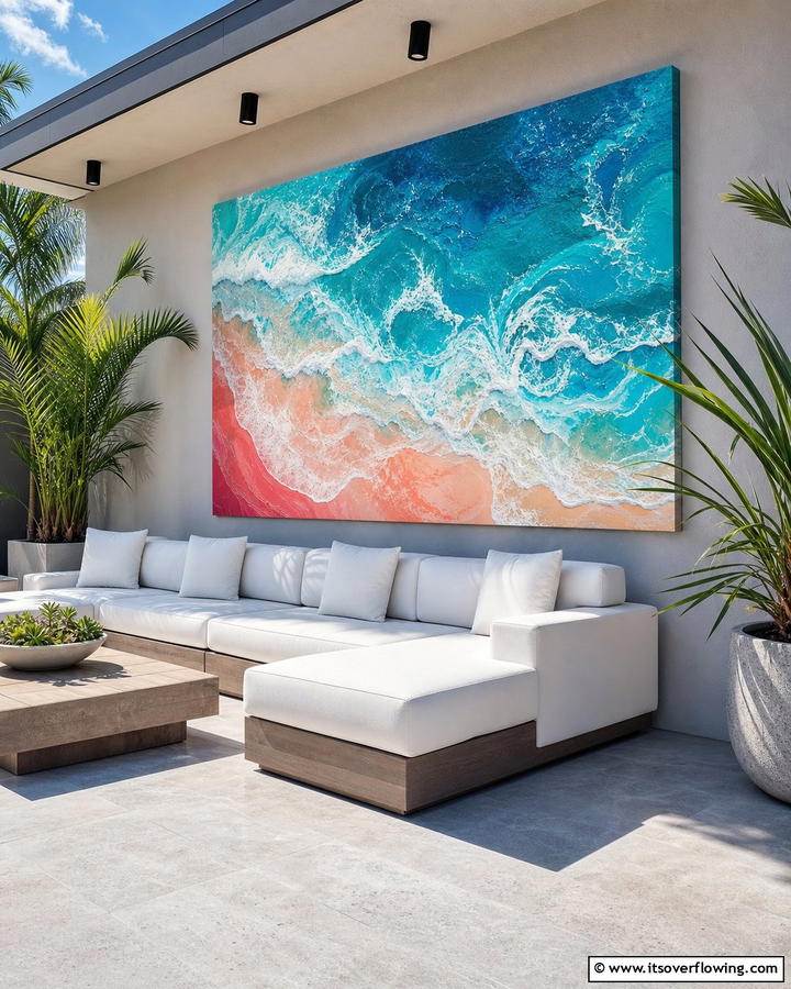 Outdoor Canvas Art - 20 Outdoor Wall Decor Ideas to Transform Your Space