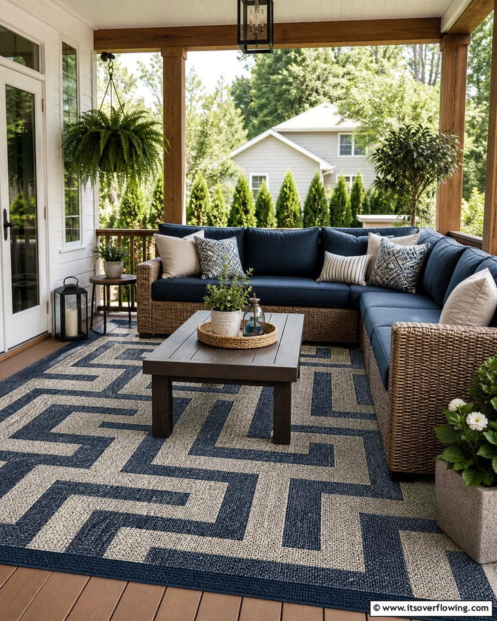 Outdoor Carpet - 25 Patio Flooring Ideas to Transform Your Outdoor Space