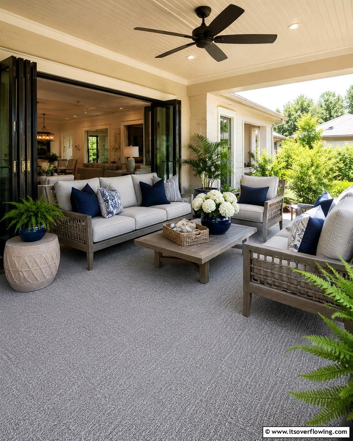 Outdoor Carpeting - 25 Porch Flooring Options for Stylish Outdoor Spaces